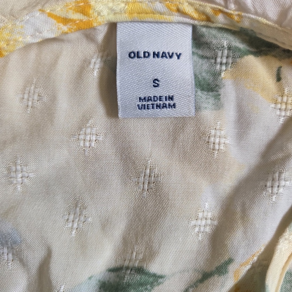 Old Navy Floral Midi Dress with Ruffles - Picture 3 of 6